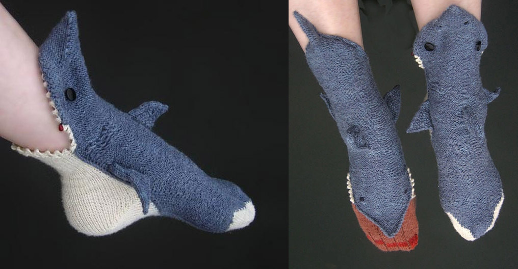 Shark bite socks