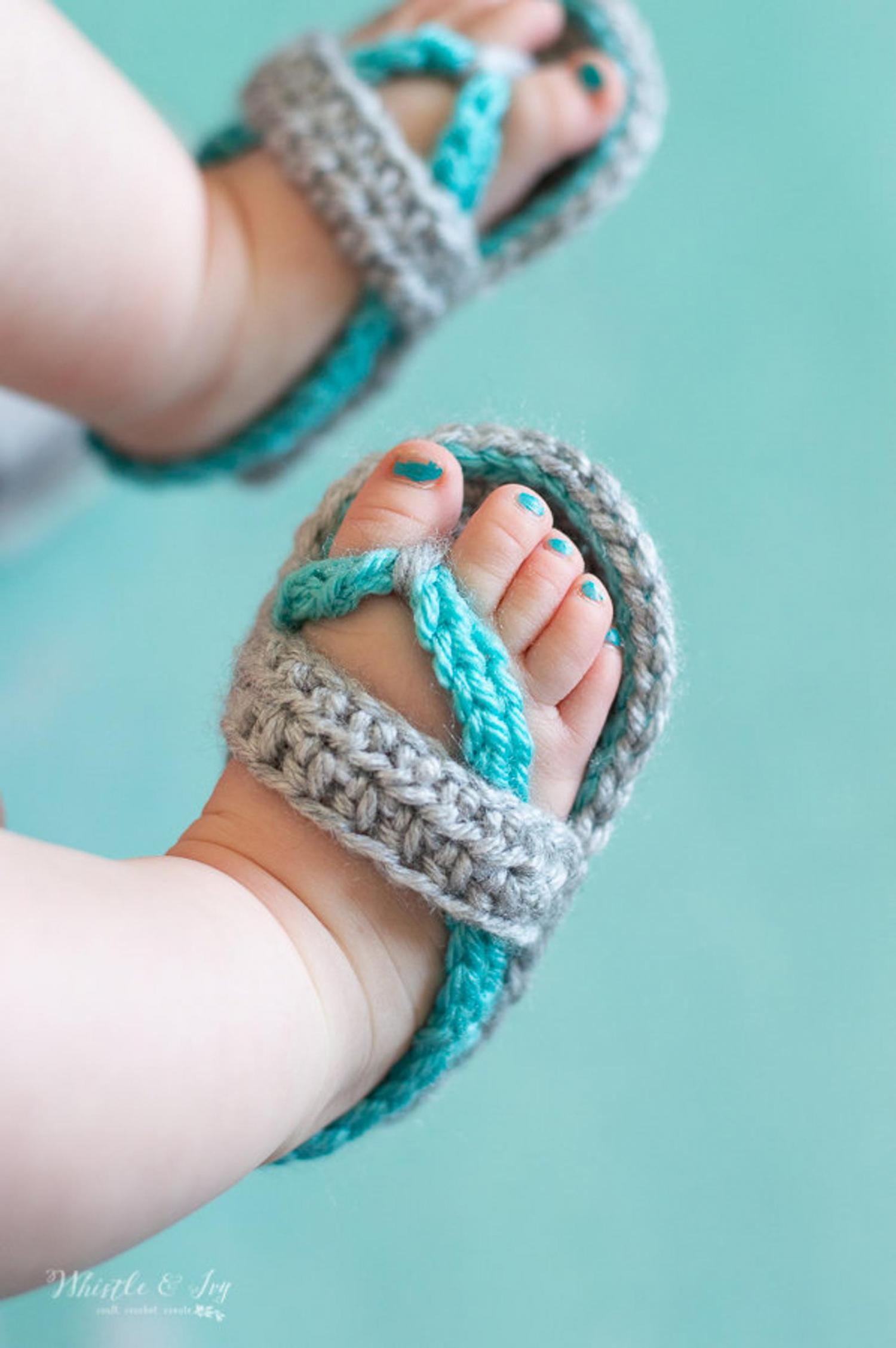 These Crochet Toddler Sandals Might Be The Most Adorable Things Ever