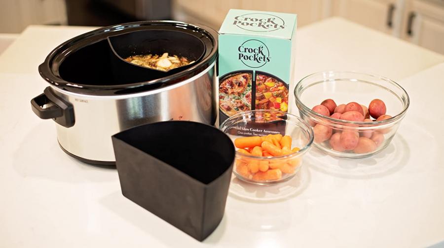 These Clever Crock Pockets Let You Slow Cook Two Different Dishes in