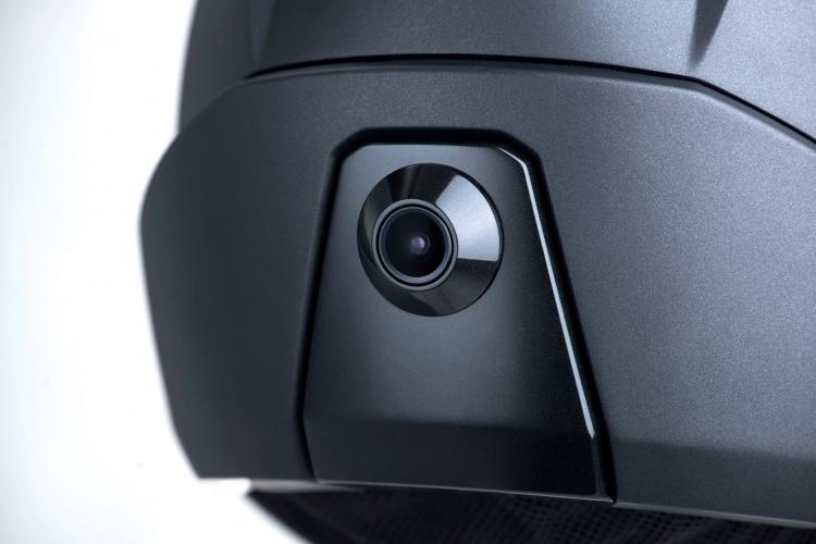 smart helmet rear camera