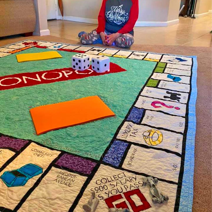 Custom Giant Monopoly Board Rug