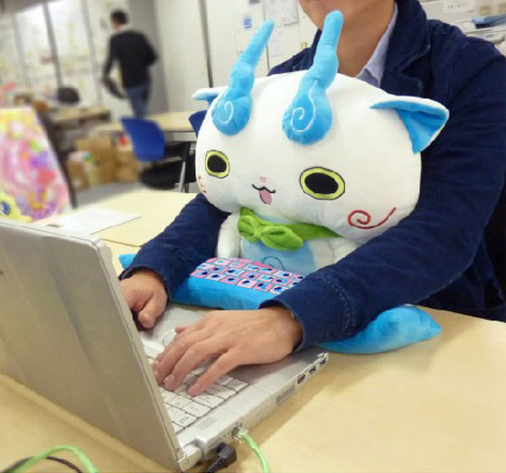 Japanese Creature Cushions Protect Your Wrists While You Type