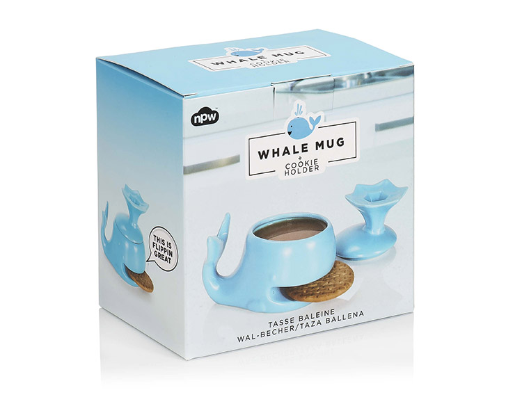 Whale Mug Holds Your Cookie or Biscuit In It's Mouth