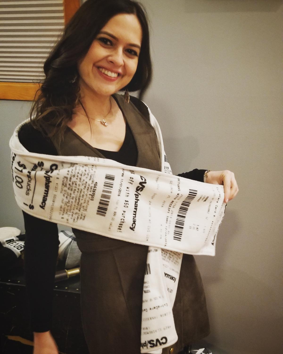 CVS Receipt Scarf