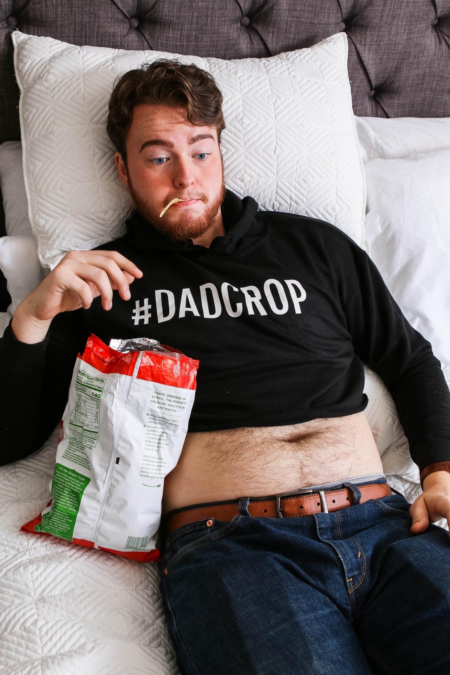 Dad Crop Top Hoodie