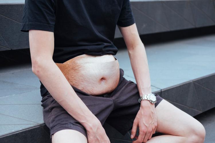 Dad Bag - Dad Bod Fanny Pack - Funny Hip Pack gives you a fat hairy gut