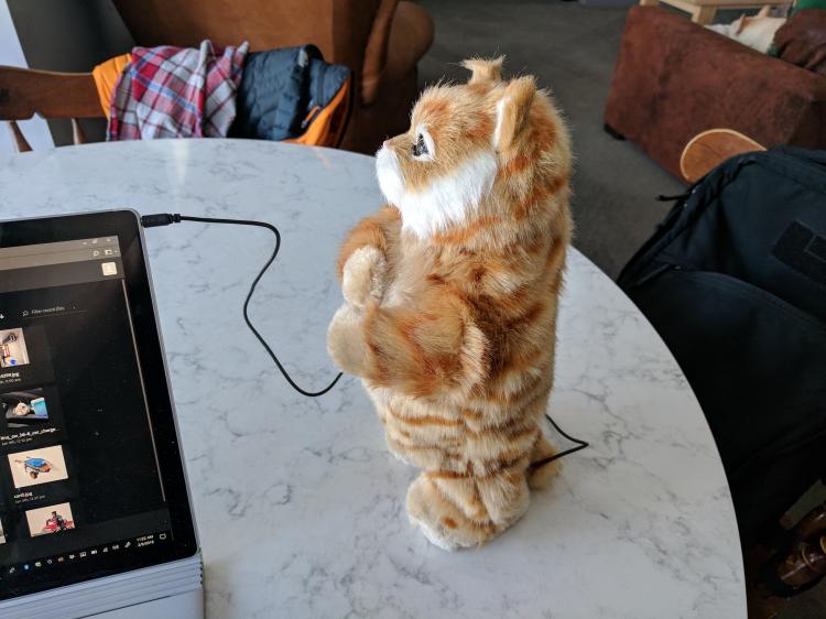 Dancing Cat Speaker - Robotic Moving Cat Dances To Music