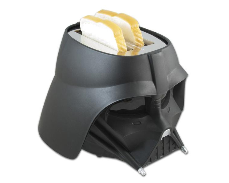 Agrarisch Mam kan zijn This Star Wars Darth Vader Toaster Toasts The Star Wars Logo Onto Your Bread