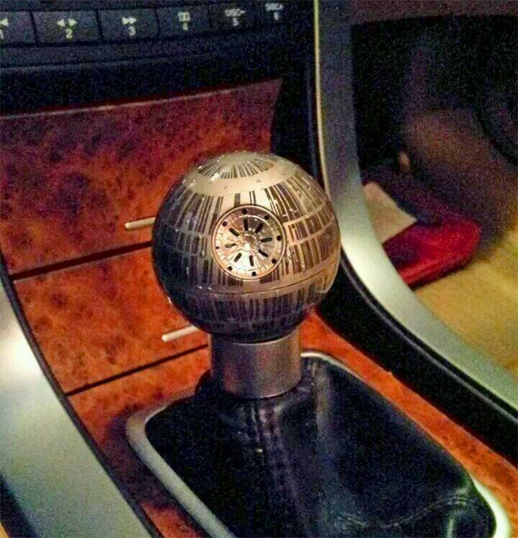 Death Star Shift Knob - Star Wars Death Star Car Gear Shifter