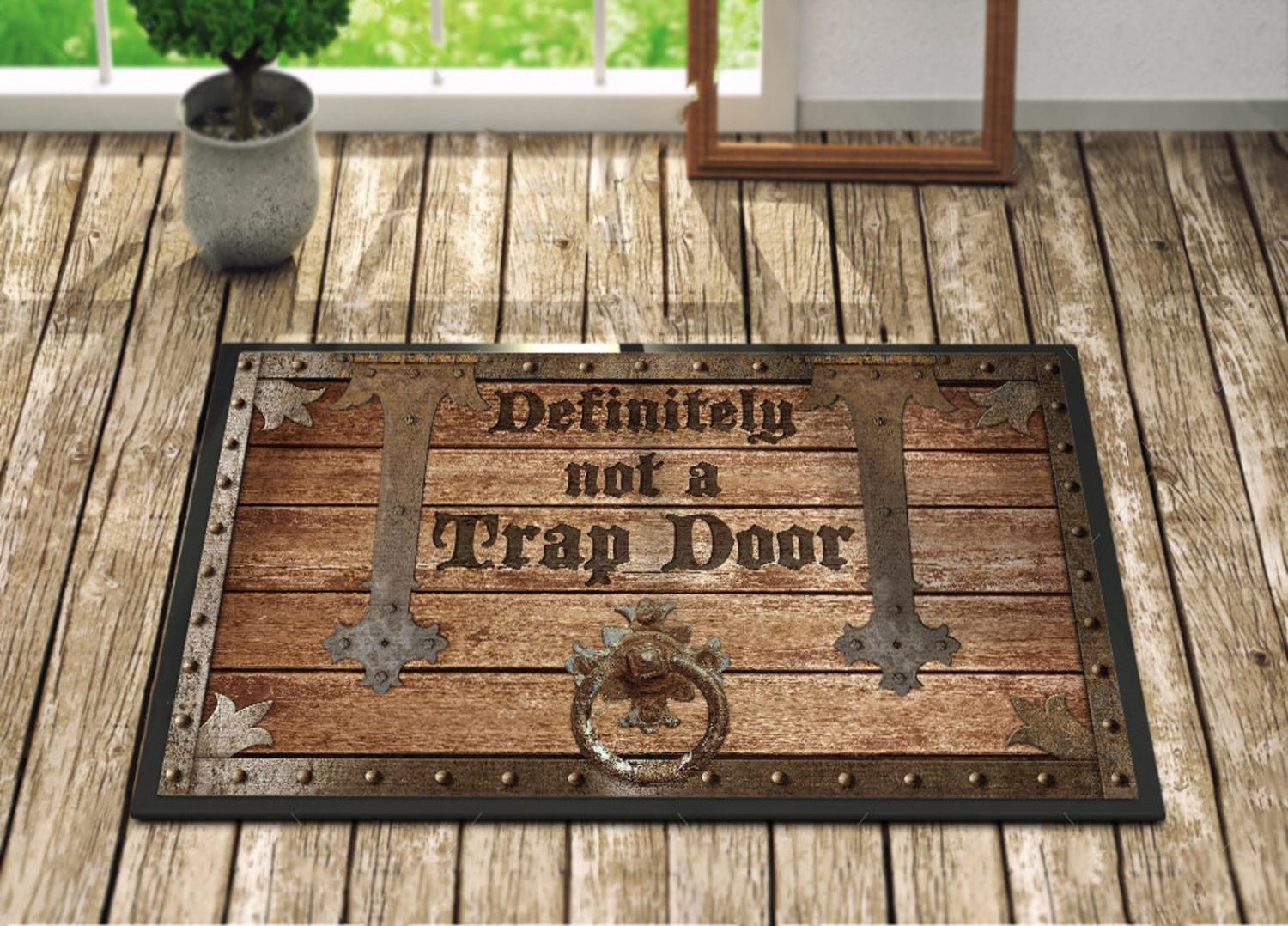 Definitely Not A Trap Door Doormat