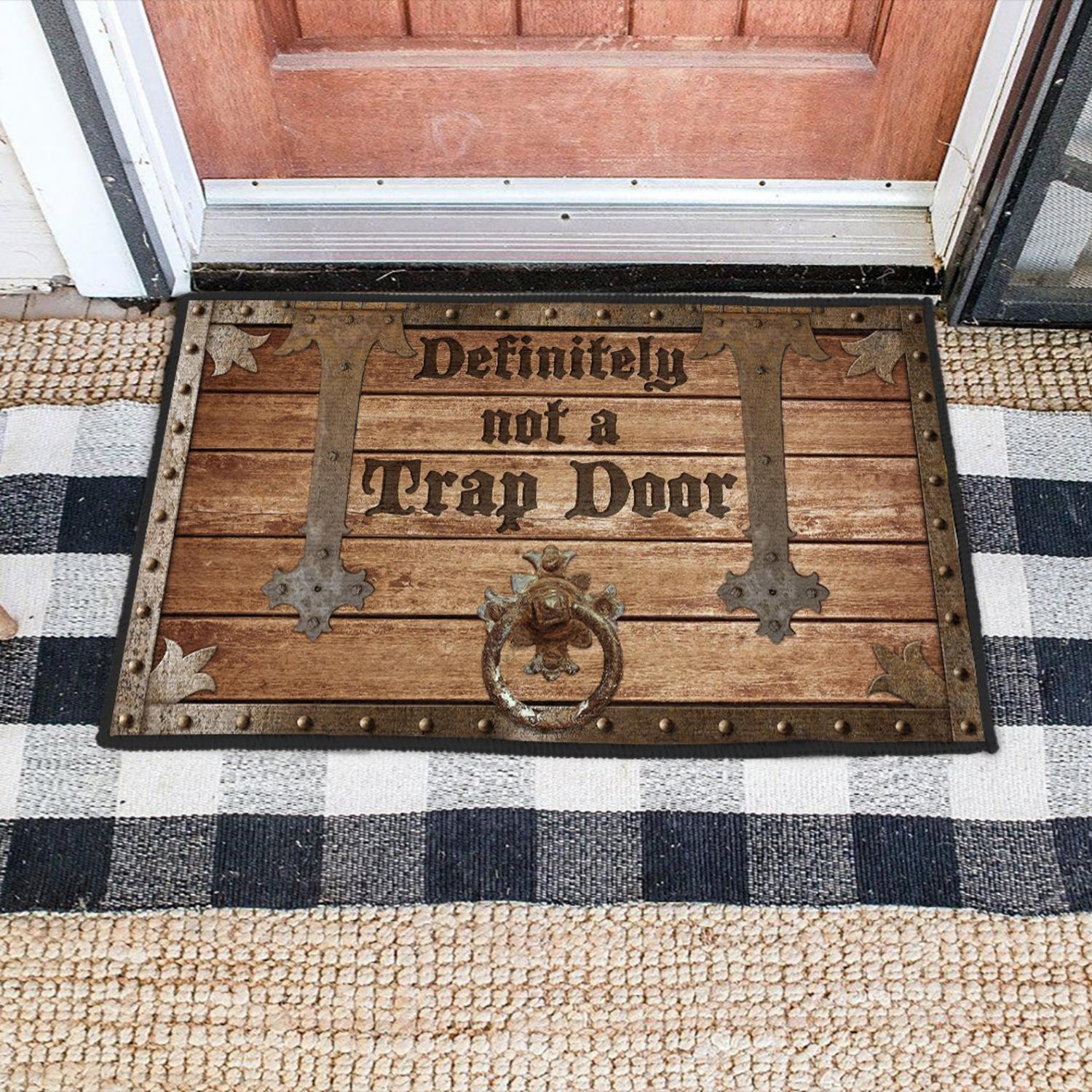 Definitely Not A Trap Door Doormat