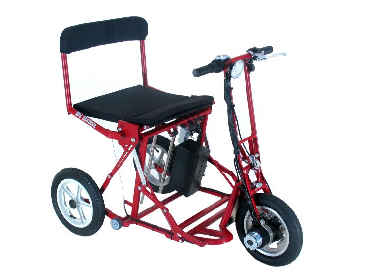 di blasi r30 folding electric italian tricycle scooter