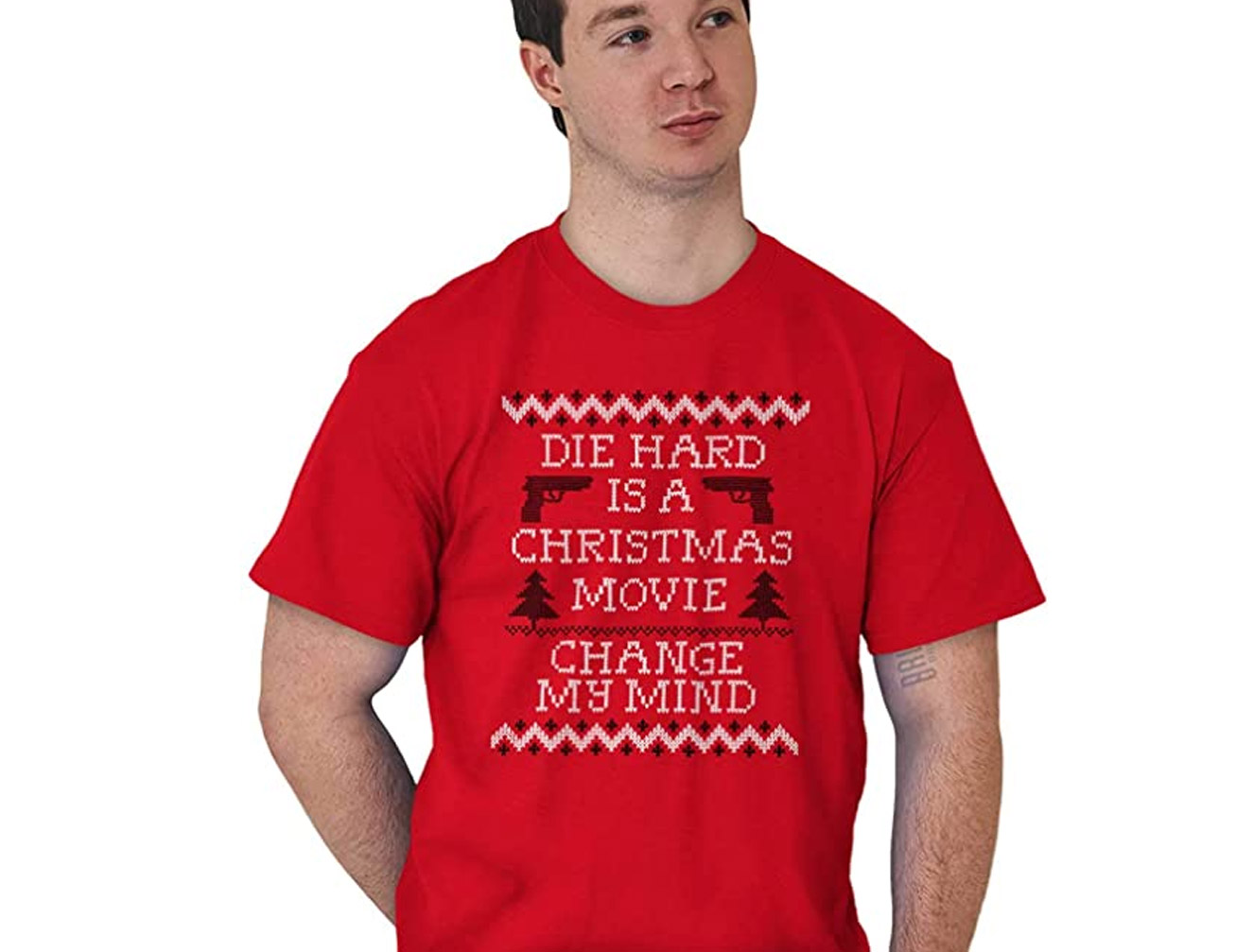 Die Hard Ugly Christmas Sweater With Face Mask