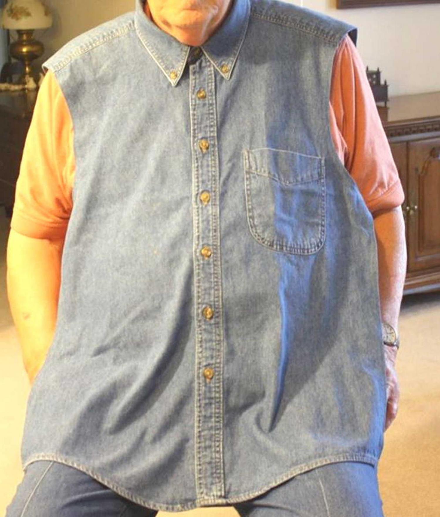 Adult Bibs Look Like a ButtonUp Shirt Help Restore The Dignity To