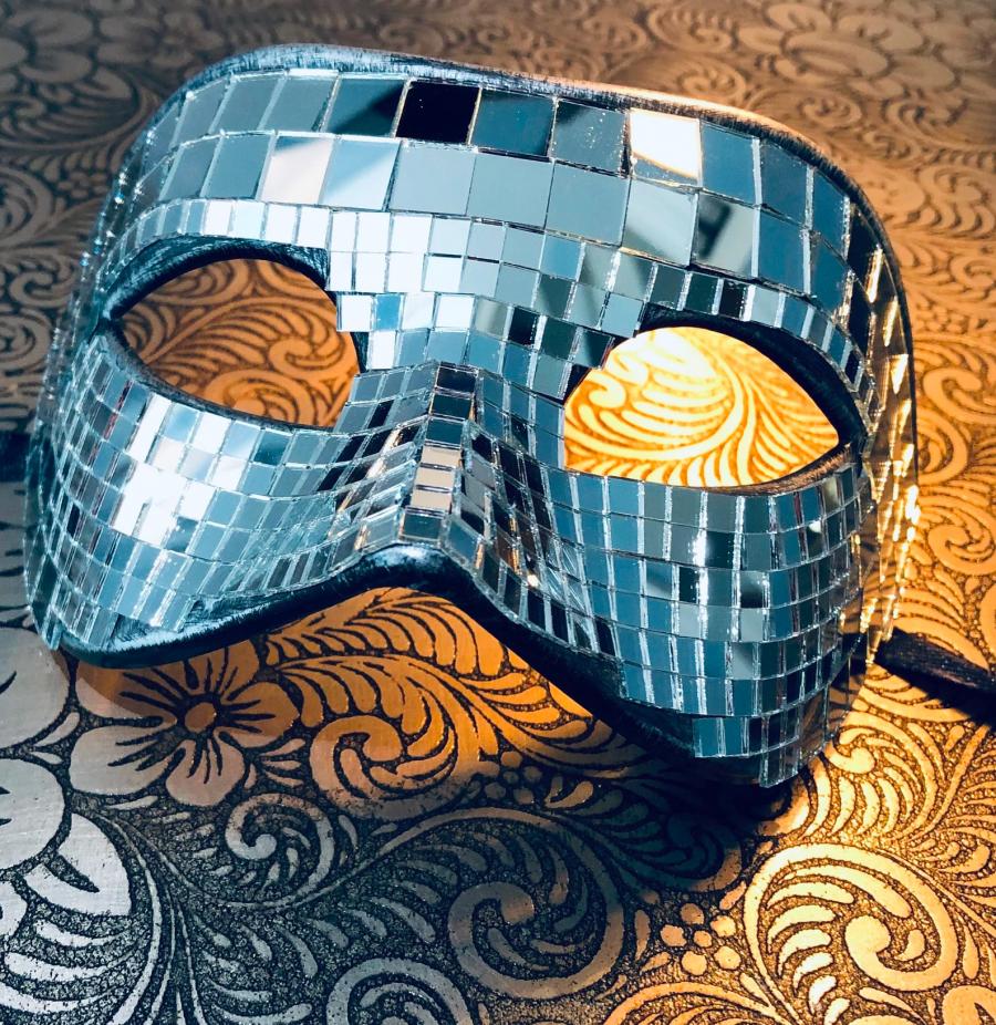 Disco Ball Masquerade Mask