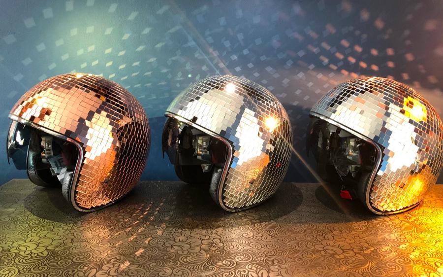 Disco Ball Helmet