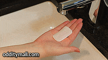 One-time-use travel soap bars - Paper-thin travel soap bars