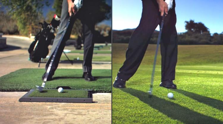 Fairway Pro - Divot Simulating Golf Mat Prevents Replacing Divots