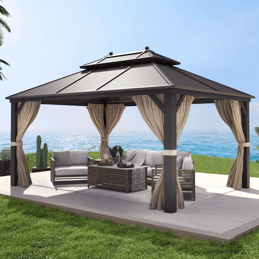 Giant DIY Metal Top Gazebo