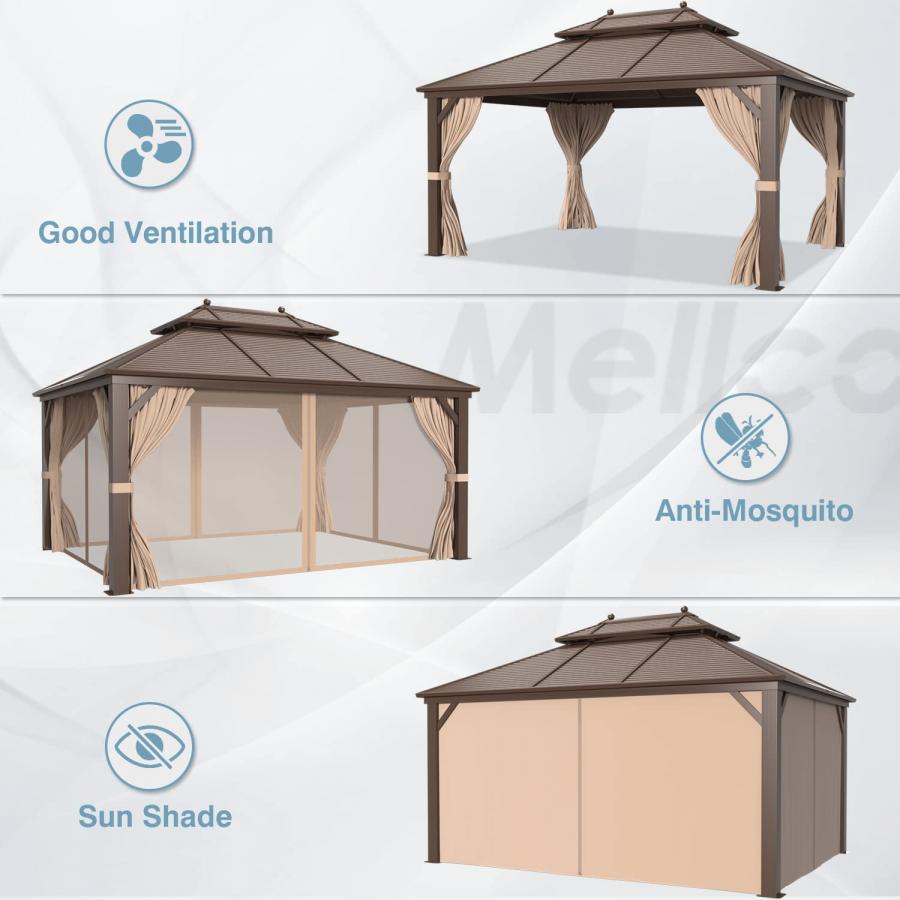 Amazon Now Has A Giant DIY Metal Top Gazebo That Sets Up In Just 4 Hours   Diy Metal Roof Gazebo 237 