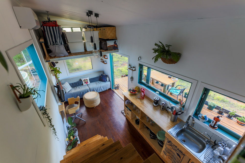 This Couple Built Their Own Off-Grid Solar Powered Tiny Home