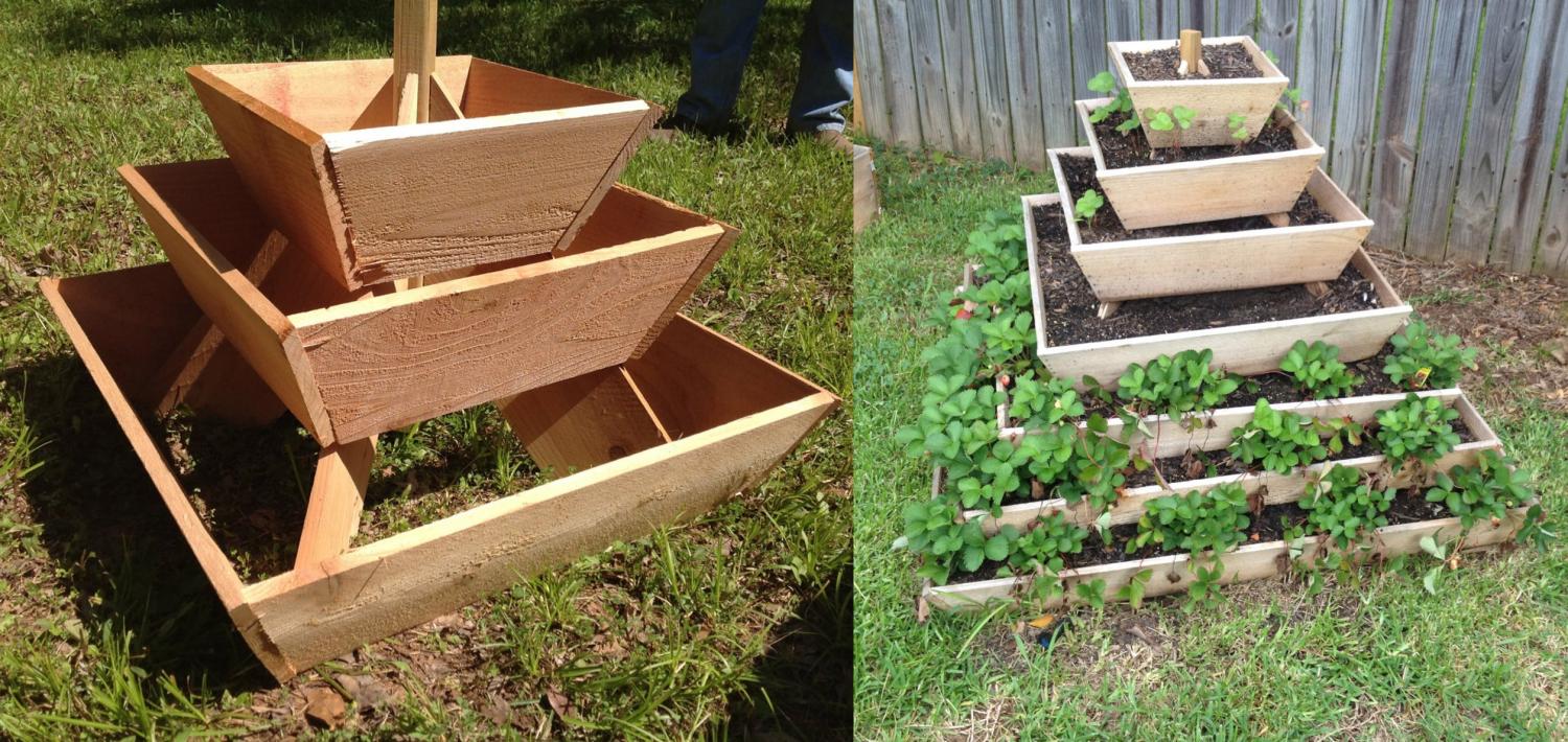 These DIY Pyramid Planters Lets You Grow Strawberries In ...