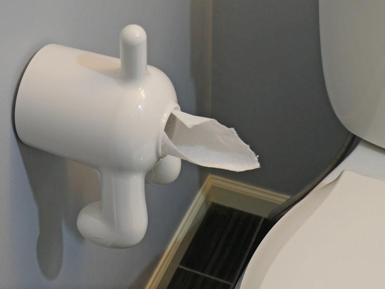 Dog Butt Toilet Paper Dispenser