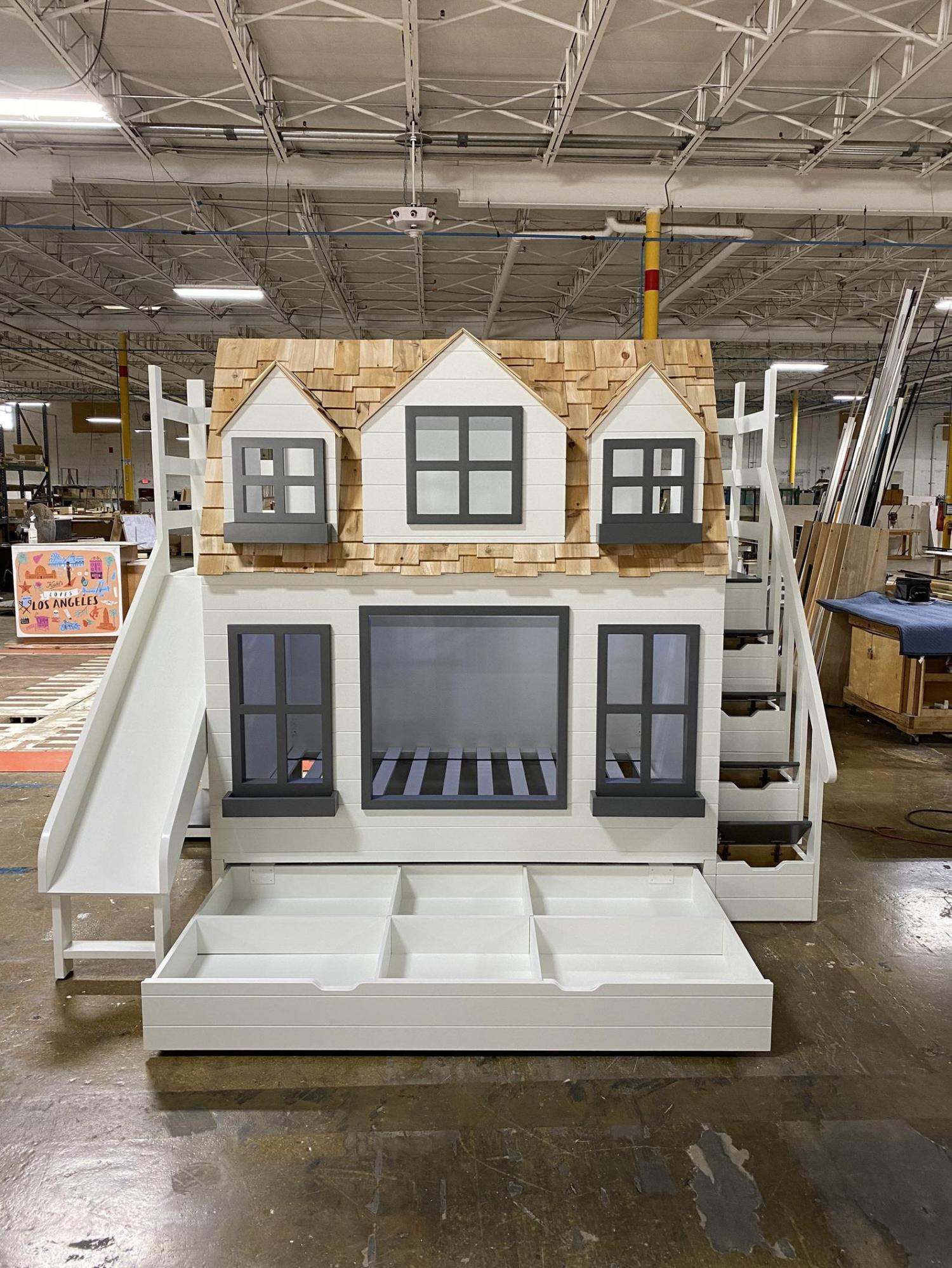 Giant doll house bunk bed - Country Cottage Bunk Bed