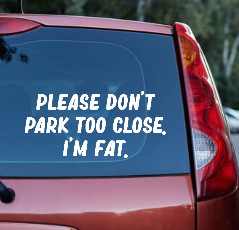 Funny 'My Owner Can't Park' Vinyl Decal Sticker For Car, Van, Caravan – Choose Color, Glossy Finish (UK Made)