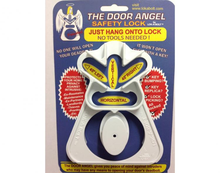Door Angel Deadbolt Lock Prevents Unwanted Entry - Airbnb door lock