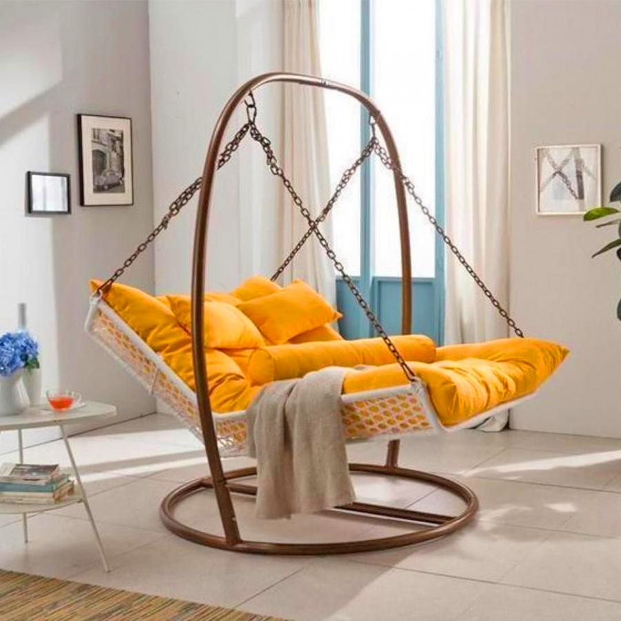 Hanging chaise store lounger for two