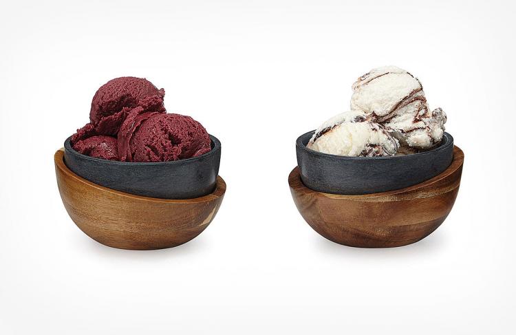 Stone Double Layered Ice Cream Bowl Koozie