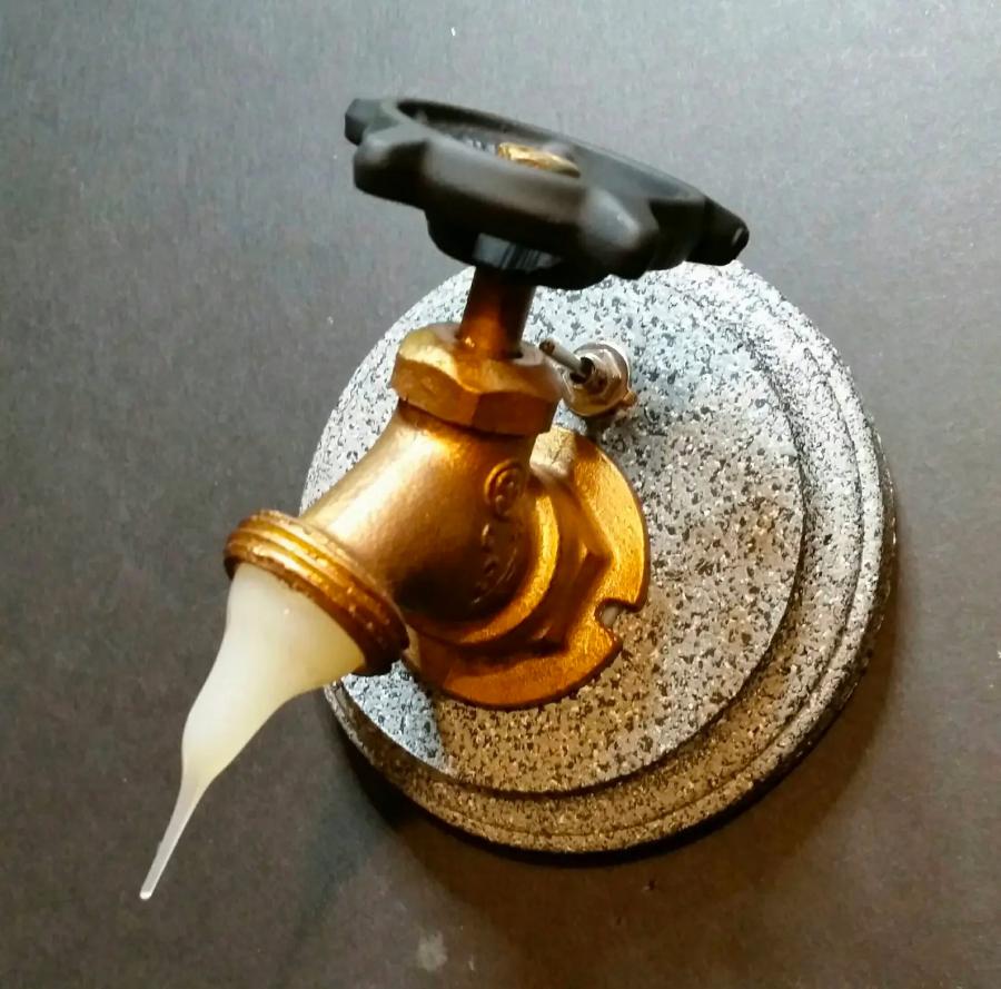 This Dripping Faucet Spigot Night Light Makes It Look Like It's