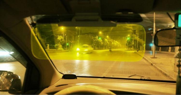 Transparent Car Sun Visor Tinted & Night Vision