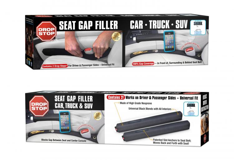 Car Seat Gap Filler Universal Fit Stop Things From Dropping Under Pack of 2  