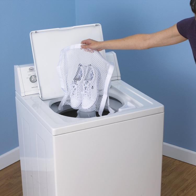 This Dryer Door Shoe Net Lets You Dry Your Without Them