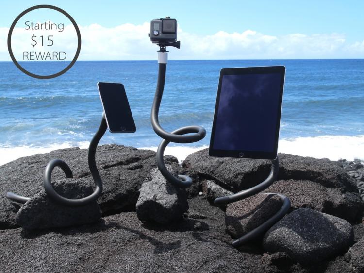 Dundabunga Flexible Snake Coil Phone and Tablet Mount