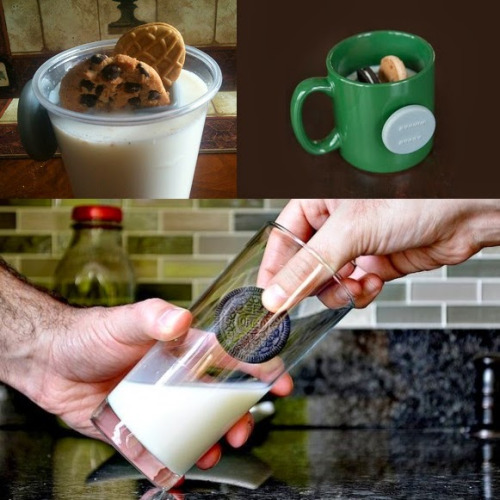 OHSO Big Cookie Dipper - 16 Oz Glass, Oreo Cookie Dunker Funnel, 4 Cookie  Dipping Milk Levels, Dunks 2 Cookies At Once, Holds Cookies At Desired