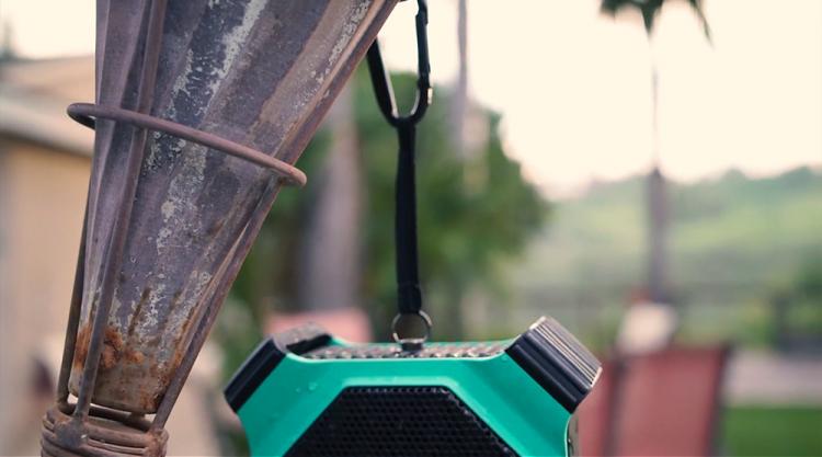 ECOXGEAR EcoSlate Rugged Outdoor Waterproof Bluetooth Speaker - Best Pool speaker - Beach speaker - Weatherproof Bluetooth Speaker