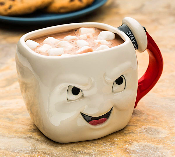 Ghostbusters Stay Puft Marshmallow Man hot cocoa mug