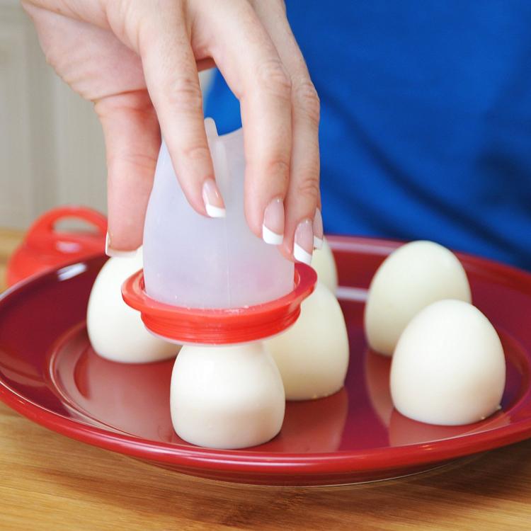 Egglettes Easy Hard Boiled Egg Maker - Make hard boiled eggs without peeling the egg shell