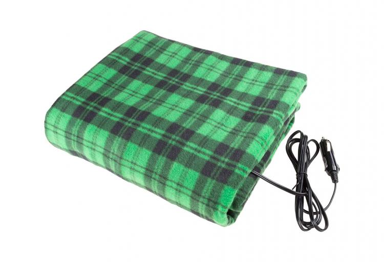 Electric Heated Driving Blanket Plugs Into Your Cars Outlet - Cigarette lighter heated blanket