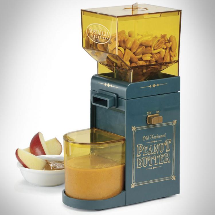 Homemade peanut butter maker by Nostalgia Electrics