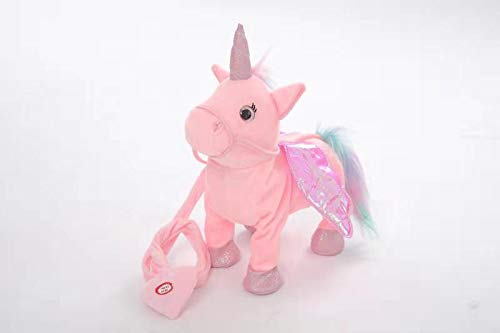 walking unicorn toy with leash