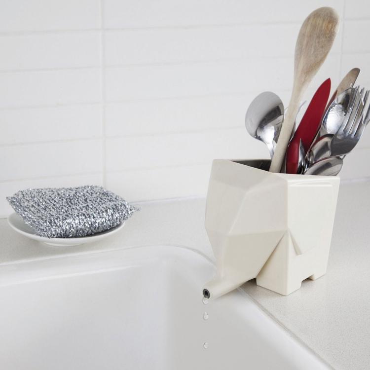 Jumbo Cutlery Drainer: Grey