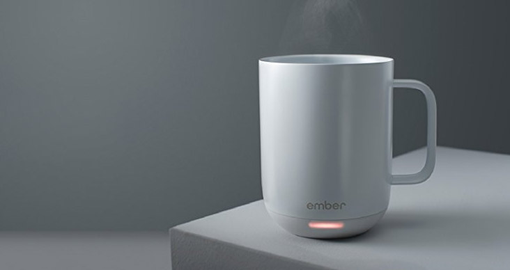 Ember Smart Coffee Mug Keeps Your Coffee Heated At The Perfect Temperature - Smart phone connected coffee mug