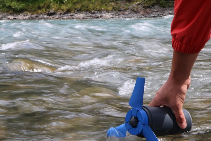 Mobile Water Turbine Lets You Charge Your Phone Using The