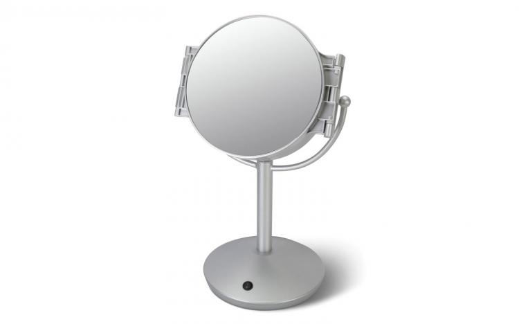 Every Angle LED Lighted Mirror - 5 angle lighted magnifying beauty mirro