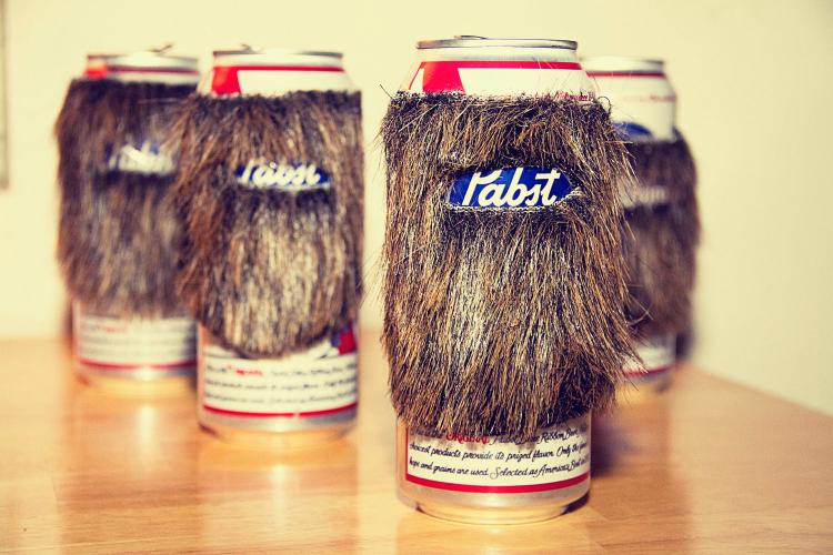Beerds - Beard Koozies puts mini beard on your beer