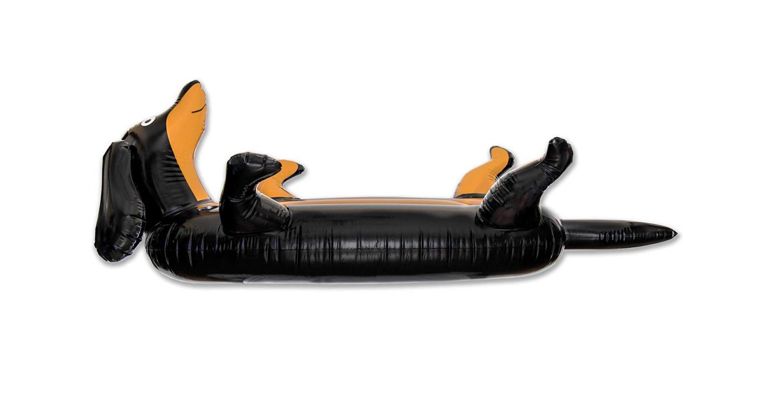 Giant Dachshund Dog Pool Float - Huge Wiener Dog Pool Float